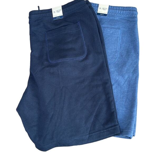 BUNDLE of 2 Original Penguin casual lounge shorts blue size XXL NEW - Picture 1 of 16